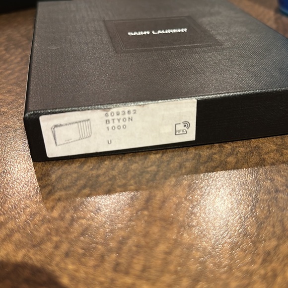 Saint Laurent Leopard Print Leather Card Case - Picture 11 of 16